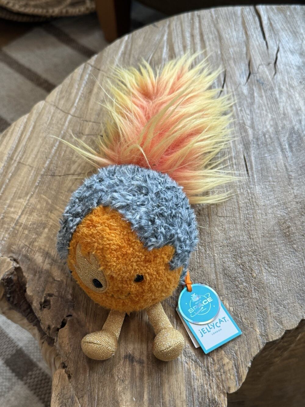 Jellycat Amuseable a Space Comet Plush Stuffie Small New Jelly Cat London